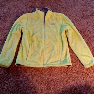 Women’s size medium North Face fluorescent yellow jacket
